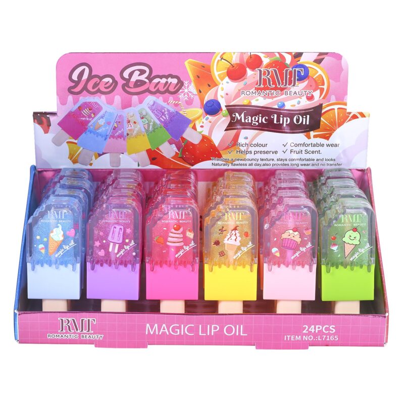 24pk Ice Bar Magic Lip Gloss Oil
