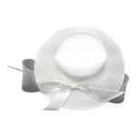 Oversized Bow Organza Fascinator Millinery Hat