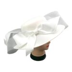 Oversized Bow Organza Fascinator Millinery Hat