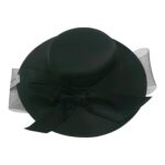 Oversized Bow Organza Fascinator Millinery Hat