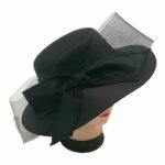 Oversized Bow Organza Fascinator Millinery Hat