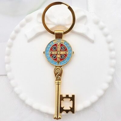 12pk Saint St Benedict Keychain