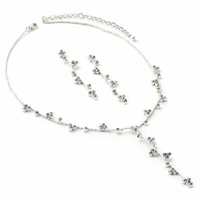 Twist Chain 3 Point Triangle Necklace Set