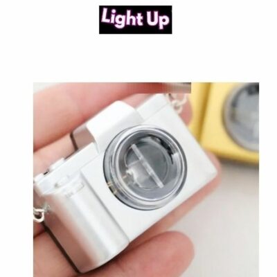12pk Light up Camera Shape Light up Key Chain