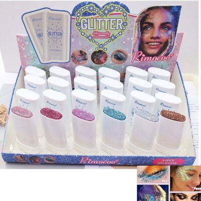 24pk Face Eye Makeup Glitter