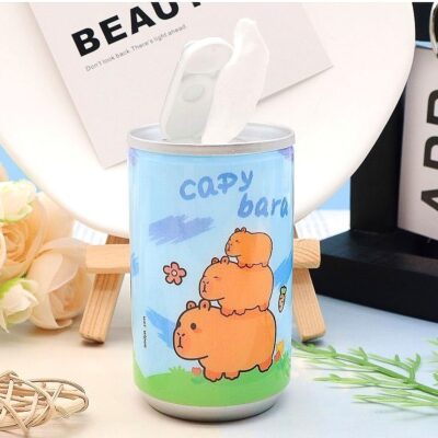 12pk Capy Bara Makeup Remover Wipes Can