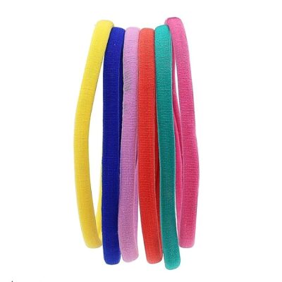 12pk Multi Color Long Hair Tie Set