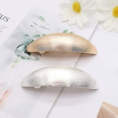 12pk Super Polished Oval Hair Clip