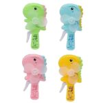 24pk Cute Dino Handheld Manual Fan
