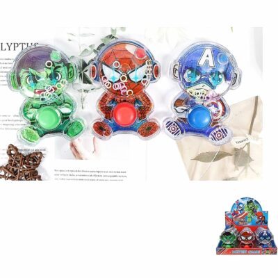24pk Super Here Cartoon Bubble Fidget Toy