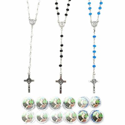 Religious Rosary Bracelet Saint Jude Assorted Colors