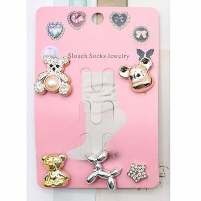 Teddy Bear Puppy Socks