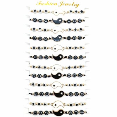 Yin Yang String Knot Bracelet