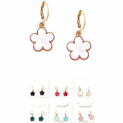 Daisy Clover Chunky Dangle Earrings