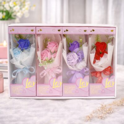 4pk Artificial Rose Bouquet – Valentine Mothers Day 10