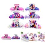 12pk Kpop Girls Toons Hair Claw Clip