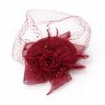 Mesh Flower Fascinator Kentucky Derby Teaparty Tulle Veil Chic