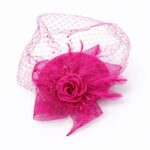 Mesh Flower Fascinator Kentucky Derby Teaparty Tulle Veil Chic