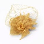Mesh Flower Fascinator Kentucky Derby Teaparty Tulle Veil Chic