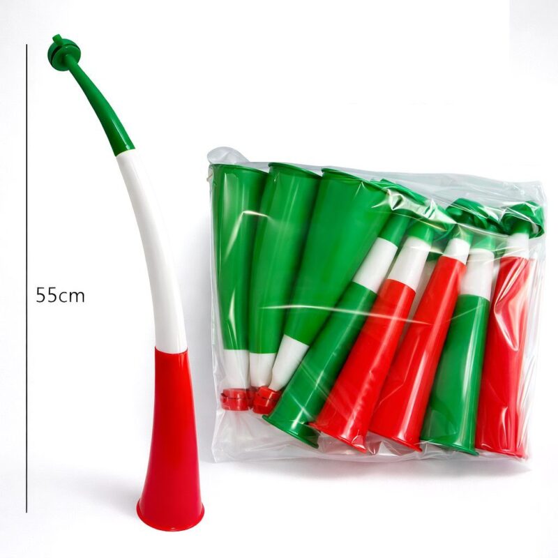 6PK Mexico Color Cheering Horn Plastic Stadium Noise Maker