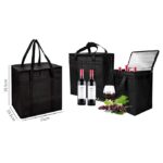 PSS-800a Insulated Cooler Tote Bag for Groceries Wine Travel