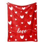 Lovely Heart Love Red Oversize Blanket