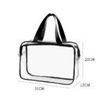 YKB-970b Clear Cosmetic Tote Bag for Travel Makeup and Storage