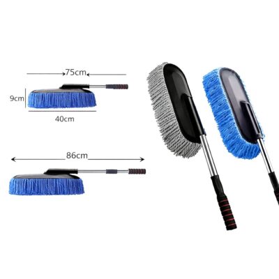 4PK Extendable Car Wash Dust Brush Handle Cleaning Tool