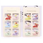 12pk Mini Butterfly Hair Claw Clip Set Colorful Cute Hair Accessories for