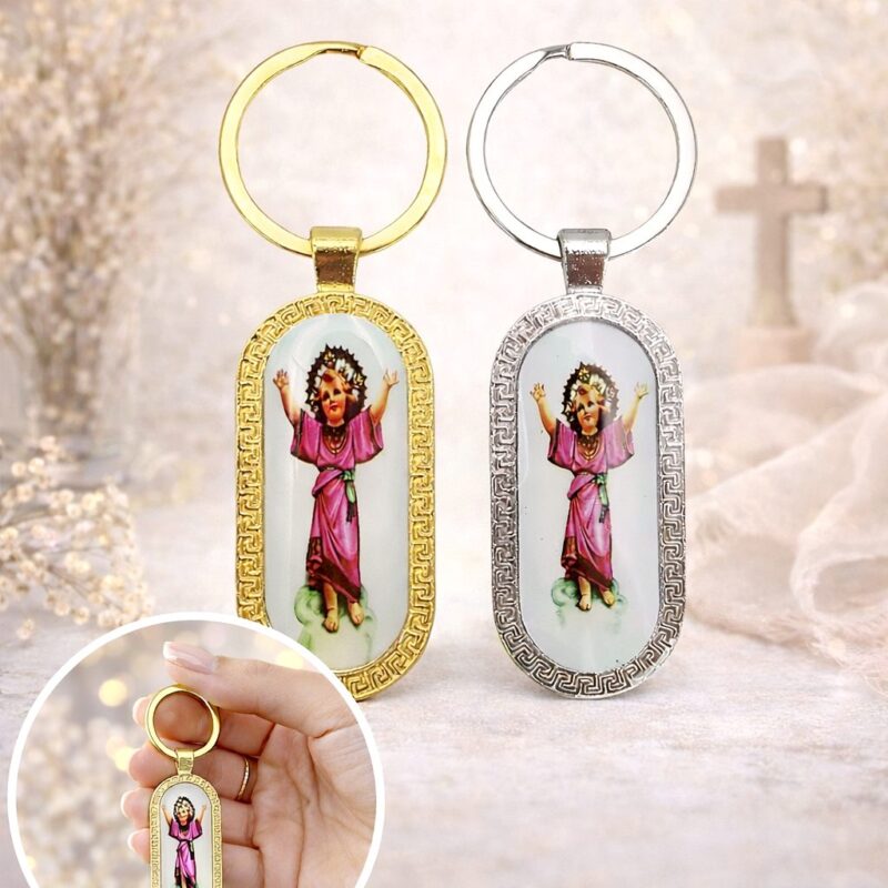 12pk Divine Child Jesus Religious Keychain Catholic Faith Protective Charm