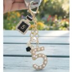 12pk Number Five Fashion Keychain Perfume Charm Gift Accessory