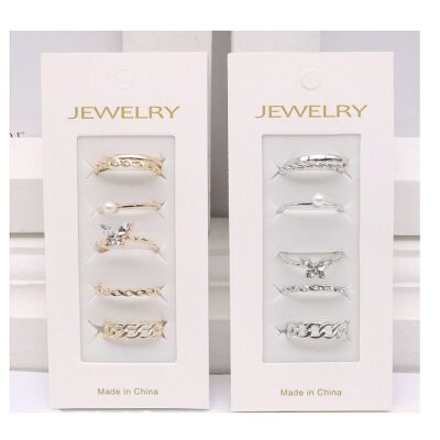 12pk Mixed Style Ring Set Stackable Fashion Rings for Everyday Boutique Styling