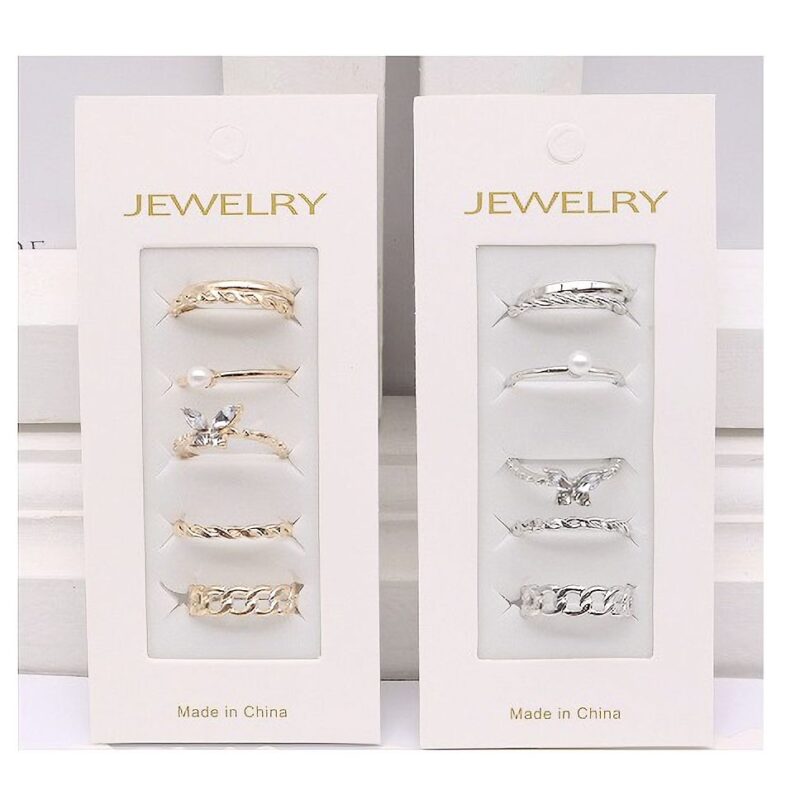12pk Mixed Style Ring Set Stackable Fashion Rings for Everyday Boutique Styling