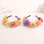 Floral Flower Headband Boho Floral Headband Plastic Headband Wedding Festival