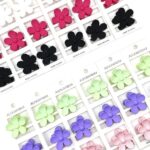 12pk Mini Daisy Flower Snap Hair Clips 36pk Small Matte Barrettes Kids Hair