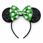 Polka Dot Mouse Ear Sequin Bow Mouse Ears Theme Park Headband Minnie
